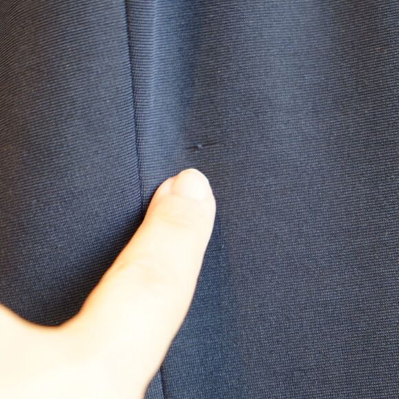 Cameron Blake by Mon Cheri Bridals Jumpsuit Sz 8 Navy Blue  *READ NOTES* - Picture 4 of 14